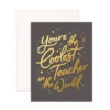 Fox + Fallow Coolest Teacher Bohemia Greeting Card 2 Fox + Fallow Coolest Teacher Bohemia Greeting Card