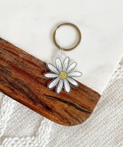 Elyse Breanne Designs Daisy Keychain Keychains