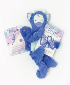 Slumberkins Dragon Celestial Blue Snuggler - Creativity Collection