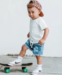 Little Bipsy Distressed Denim Shorts Bottoms