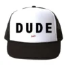 Bubu Dude White + Black Trucker Hat