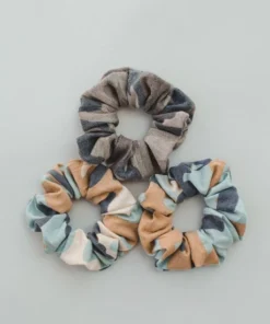 J+j Camouflage Soft Cotton Scrunchie