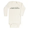 Tenth + Pine Bodysuits Farmers Market Black + Natural Organic Long Sleeve Onesie