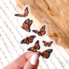 Elyse Breanne Designs Clear Flying Butterflies Sticker Paper Goods