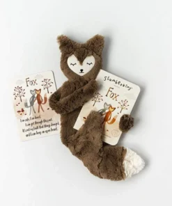 Slumberkins Books + Puzzles Fox Snuggler - Family Change Collection