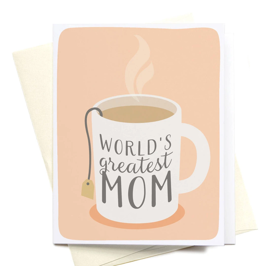 Onderkast Party Time World's Greatest Mom Greeting Card 3 Onderkast Party Time World's Greatest Mom Greeting Card