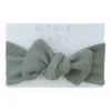 Mebie Baby Green Organic Cotton Ribbed Headband