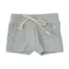 Mebie Baby Heather Grey Organic Cotton Shorts 2 Mebie Baby Heather Grey Organic Cotton Shorts
