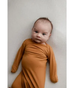 Three Little Tots Harvest Knotted Gown