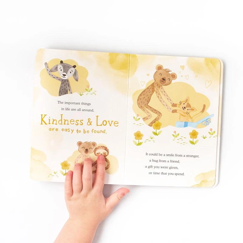 Slumberkins Honey Bear Kin Book Bundle - Gratitude Collection 4 Slumberkins Honey Bear Kin Book Bundle - Gratitude Collection