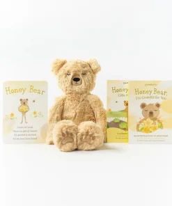 Slumberkins Honey Bear Kin Book Bundle - Gratitude Collection