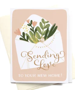 Onderkast Party Time Sending Love To Your New Home Greeting Card