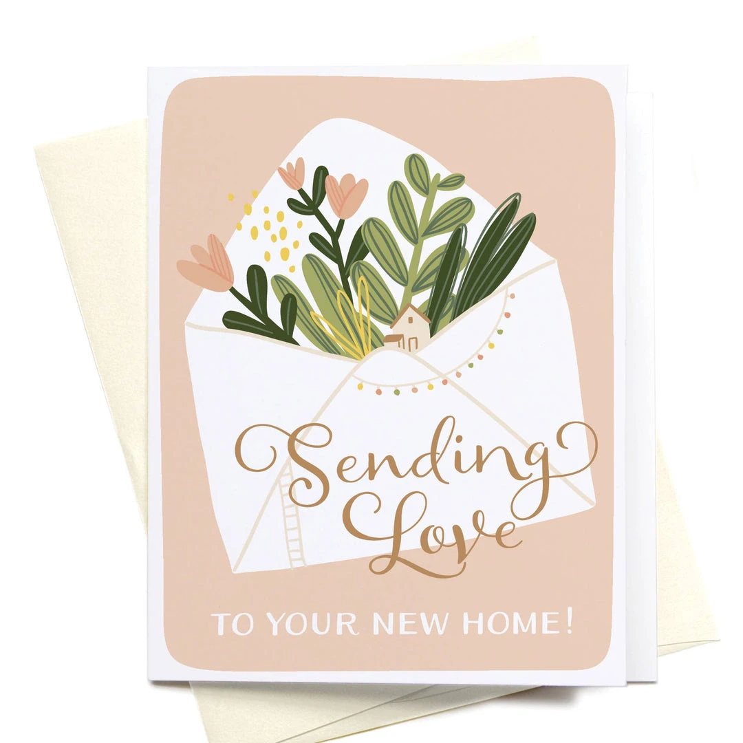 Onderkast Party Time Sending Love To Your New Home Greeting Card 3 Onderkast Party Time Sending Love To Your New Home Greeting Card