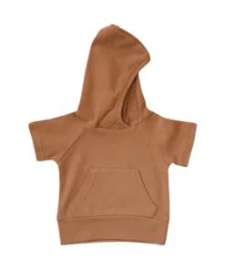Mebie Baby Outerwear Honey Organic Cotton Short Sleeve Hoodie