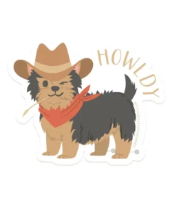 Onderkast Howldy Sticker