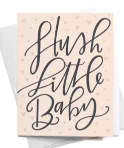Onderkast Party Time Hush Little Baby Greeting Card