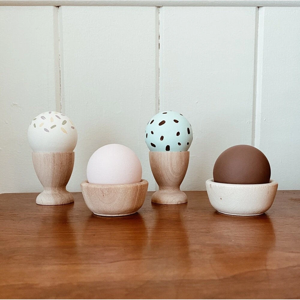 Elm + Otter Toys Ice Cream Wooden Play Set 3 Elm + Otter Toys Ice Cream Wooden Play Set