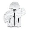 Little Bipsy White Pullover Windbreaker Outerwear