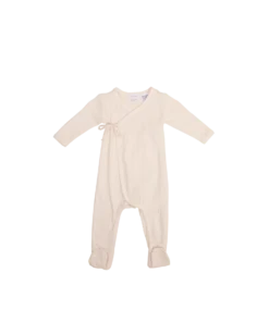 Jamie Kay Overalls + Rompers Rose Quartz Organic Cotton Pointelle Wrap Romper