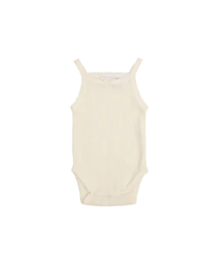 Jamie Kay Natural Organic Cotton Pointelle Bodysuit