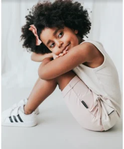 Little Bipsy Shell Ribbed Pocket Tank Top Tee