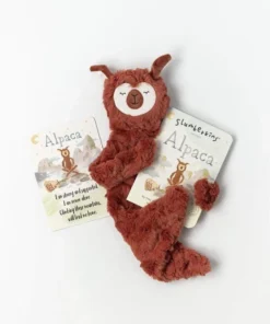 Slumberkins Books + Puzzles Alpaca Copper Snuggler - Stress Relief Collection