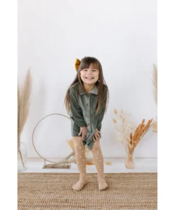 Olivia J Golden Addie Tights Footwear