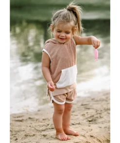 Little Bipsy Tops Cinnamon Terry Sleeveless Tank Hoodie