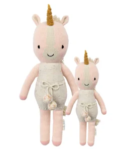 Cuddle And Kind Dolls + Plushies Ella The Unicorn Knit Handcrafted Regular Doll