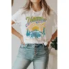 J+j Yellowstone National Park White Tee
