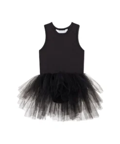 I Love Plum Dresses Black Tank Tutu Dress