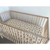 Orange Blossom Muslin Crib Sheet - Arrows & Bow X Joss + J Crib Sheets