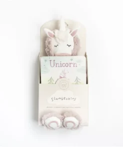 Slumberkins Unicorn Rose Kin - Authenticity Collection