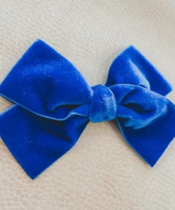 Bows For Show Headwear Navy Blue Hair Bow Clip