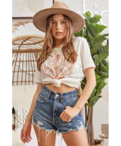 J+j Graphic Tees Nashville Cream Tee