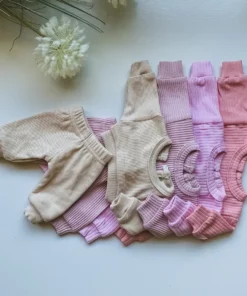 Bubblegum Pink Minikane Lounge Set + Headband