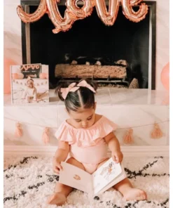 Bailey's Blossoms Light Pink Flutter Sleeve Leotard Overalls + Rompers