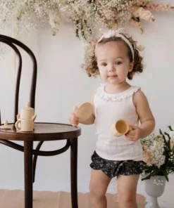 Jamie Kay Peony Floral Organic Cotton Pincord Bloomers