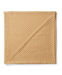 Mini Wander Polka Dot Amber Muslin Swaddle Swaddles + Blankets