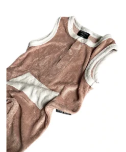 Little Bipsy Cinnamon Terry Cloth Romper