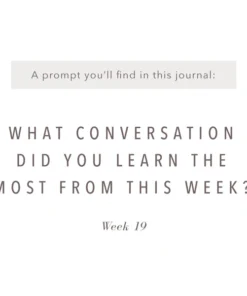 Promptly Journals Cashew Leatherette Gratitude Journal Paper Goods