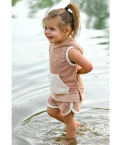 Little Bipsy Bottoms Cinnamon Terry Track Shorts