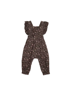 Jamie Kay Peony Floral Organic Cotton Pincord Lucy Romper