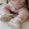 Jamie Kay Dusky Rose Organic Cotton Waffle Oliver Pants