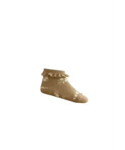 Jamie Kay Daisy Garden Caramel Frill Ankle Socks Footwear