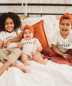 Tenth + Pine Tops Bestie Black + Natural Organic Tee