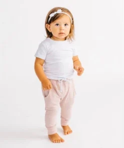 Little Bipsy White Basic Tee Tops