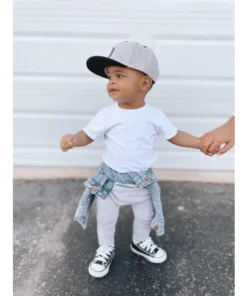 Little Bipsy White Basic Tee Tops