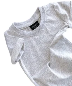 Little Bipsy Tops Grey Basic Tee