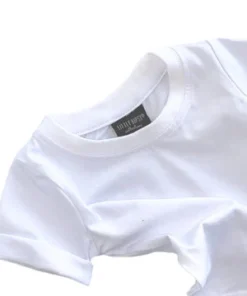Little Bipsy White Basic Tee Tops